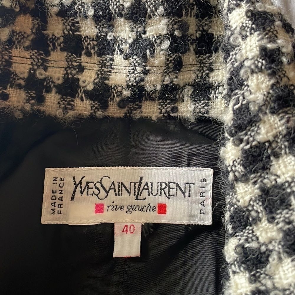Yves Saint Laurent Rive Gauche - Tweed Jacket Wome's - Size: US 6/8 - Picture 5 of 6